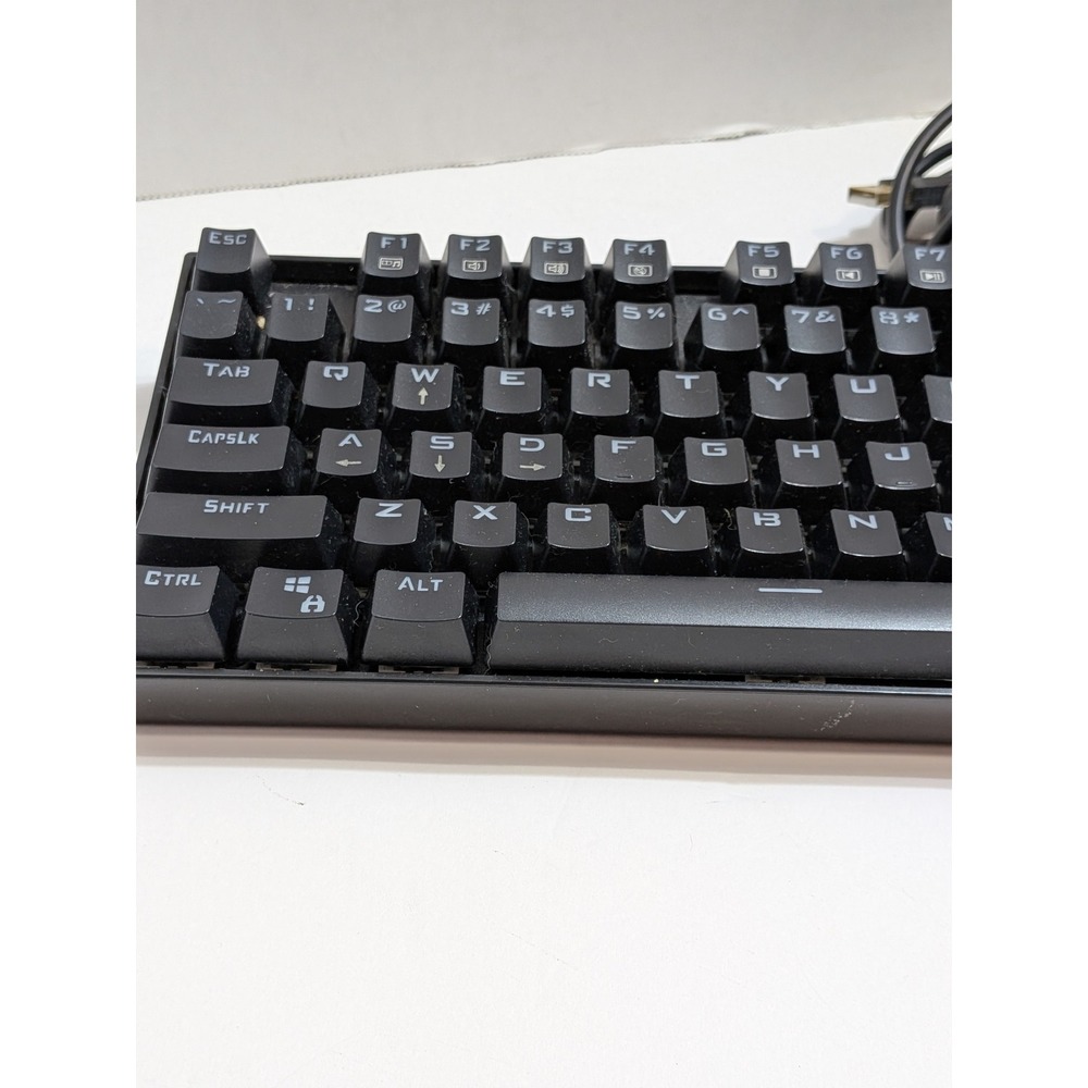 Redragon Kumara K552 Mechanical Gaming Keyboard Unisex OS Black Good Wired TKL - Picture 2 of 9